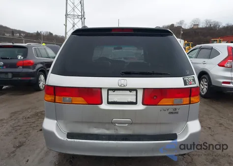 2002 Honda Odyssey Ex-L из США, поврежденный, VIN 5FNRL18072B051136